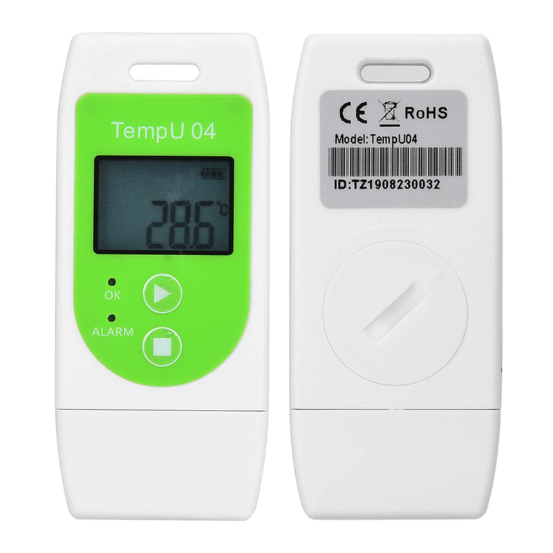 Temperature and Humidity Data Logger TempU04 PDF USB Port Reusable Temperature Humidity Recorder 12,000 Points Capacity [TempU04] (TempU04)