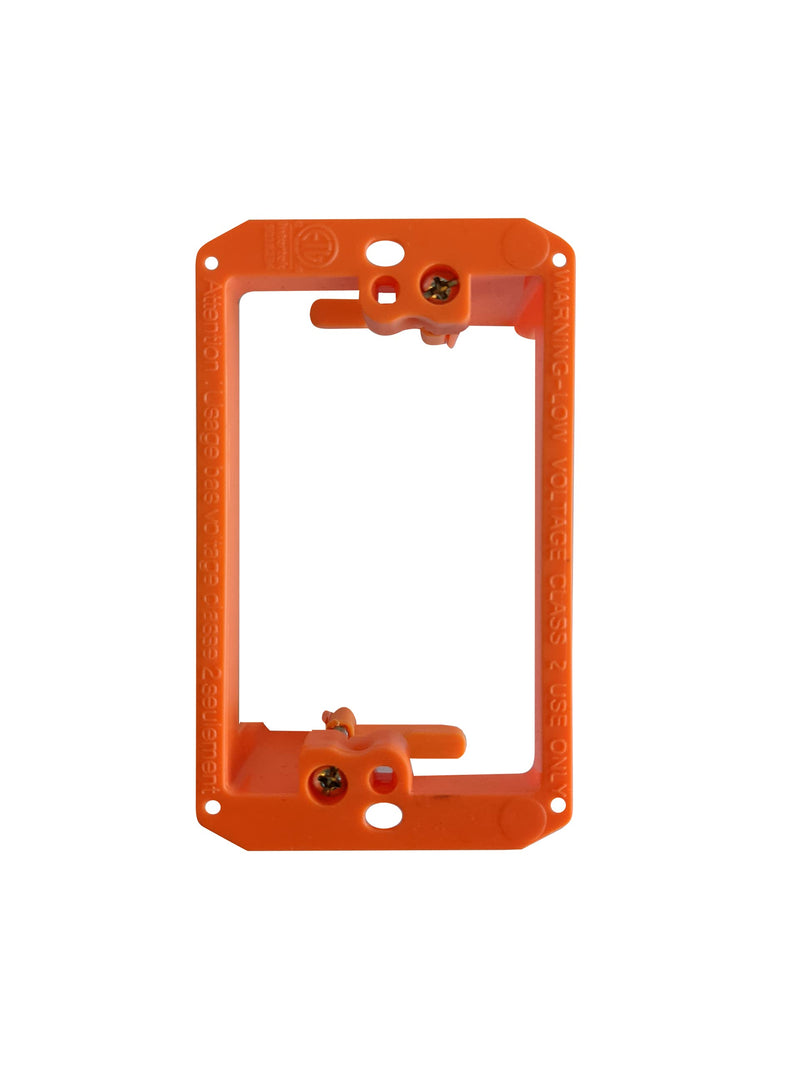BWP - Low Voltage Mounting Bracket 1 Gang Multipurpose Drywall Mounting Wall Plate Bracket – (Single Gang, 12 Pack)