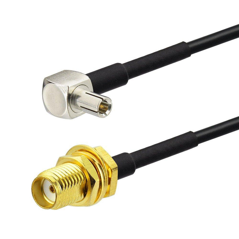 Bingfu 4G LTE Antenna Adapter TS9 Connector to SMA Female Coaxial Pigtail Cable 15cm 6 inch (2-Pack) Compatible with 4G LTE Mobile Broadband Modem Mobile Hotspot MiFi Router USB Modem Dongle Adapter