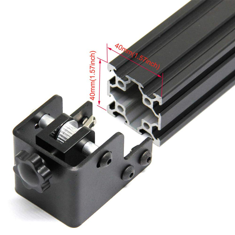 Zeberoxyz Upgrade 2020 Profile X-axis+4040 Double Slot Profile Y-axis Synchronous Belt Stretch Straighten Tensioner for Creality Ender-3 Pro/Ender3 V2/CR-20 Pro 3D Printer Parts (X2020+Y4040) X2020+Y4040