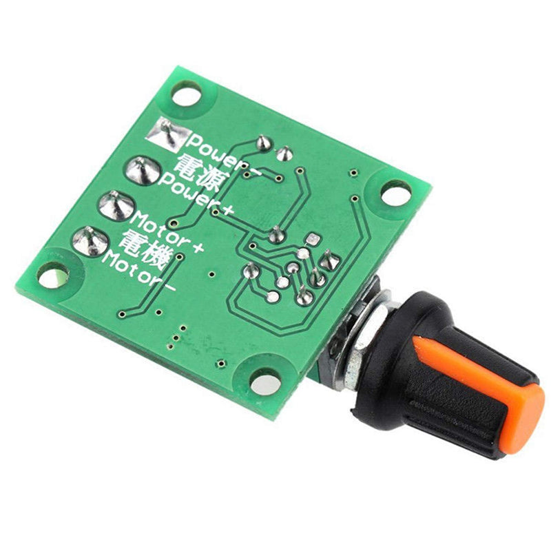 Greartisan 1.8V-15V 2A DC Motor Speed Controller PWM Variable Speed Regulator Governor Switch 1803BK with Speed Control Knob DC 1.8-15V 2A