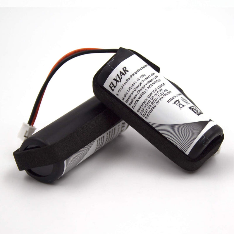 (2-Pack) 3.7V 1380mAh Extended LIS1441, LIP1450 Battery Replacement for Sony PS3 Playstation 3 Move Motion Controller CECH-ZCM1E, CECH-ZCM1U