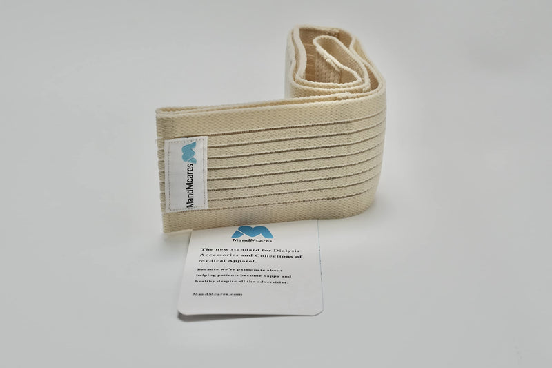 Peritoneal Dialysis Breathable PD Catheter Belt | Secure Peg Tube Feeding Holder | Supplies for PD Dialysis Men and Women Small Beige
