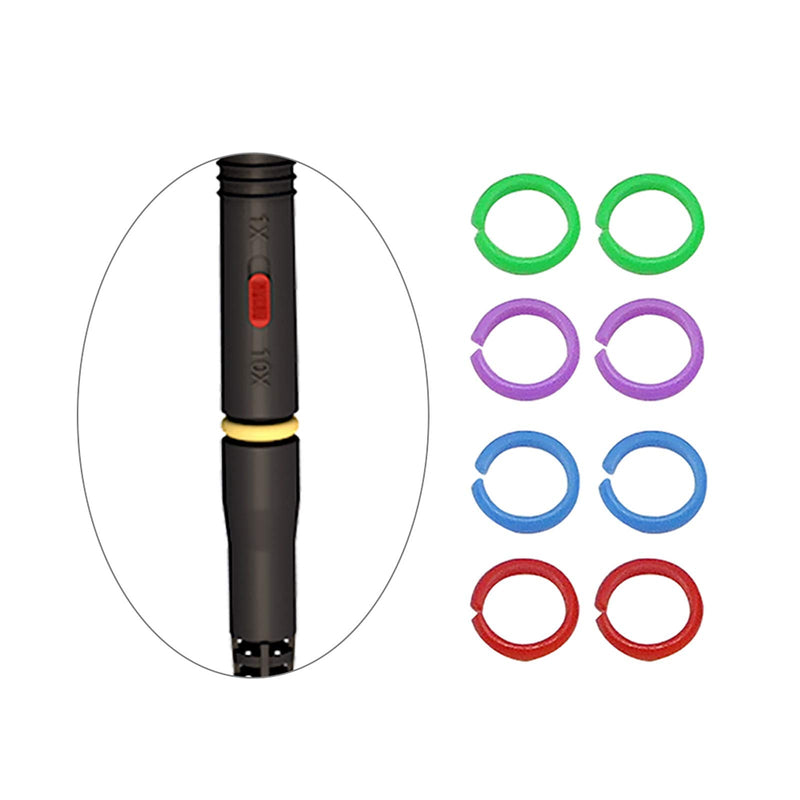 Goupchn MCX Oscilloscope Probe 60MHz 1X 10X Alligator Clip for Mini DSO Nano Portable Oscilloscope DS201 DS202 DSO201 DSO202 VC101 VC102 with Accessory Kit