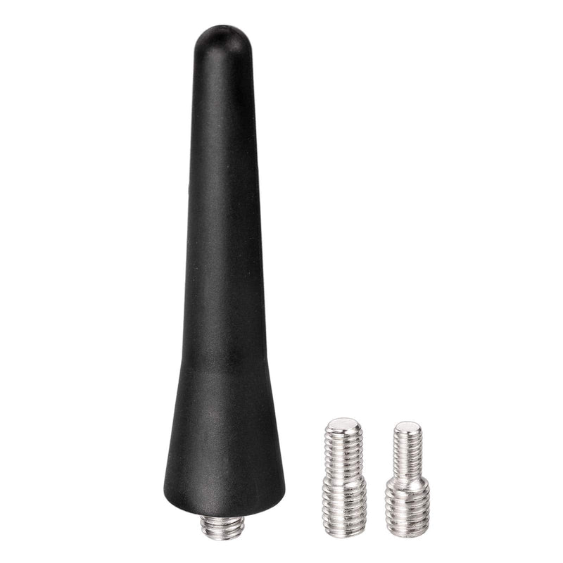 Bingfu Universal Vehicle Roof Mount Short Antenna Mast 2.5 inch Rubber Car Antenna Replacement Compatible with Toyota Honda Chevrolet Nissan Ford Jeep Subaru GMC