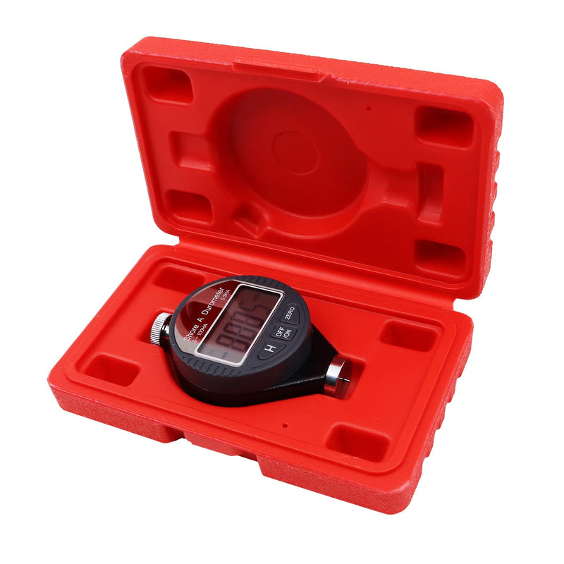 VOANZO Portable 0-100HA Hardness Tester Display Durometer Tire Gauge for Rubber Tires Plastic Thermal Floor Bowling Ball