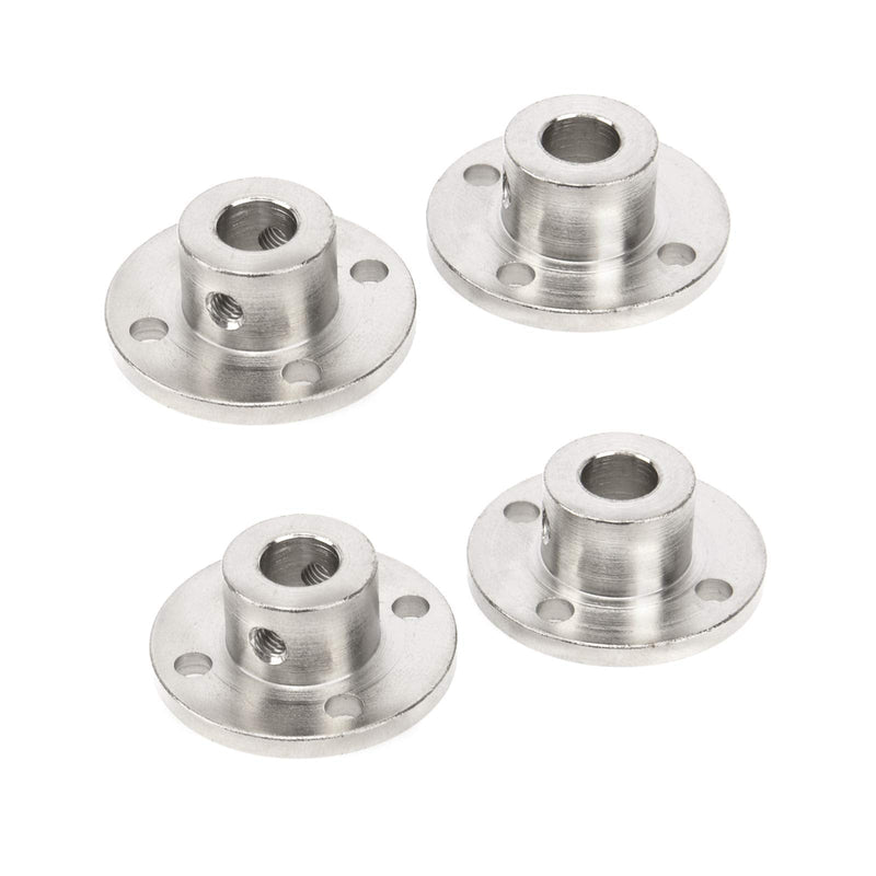 5Pack Vgoohobby Flange Shaft Coupling Connector,Rigid Guide Shaft Support Coupler Shaft Axis Joint for DIY RC Model Motors (8mm) 8mm