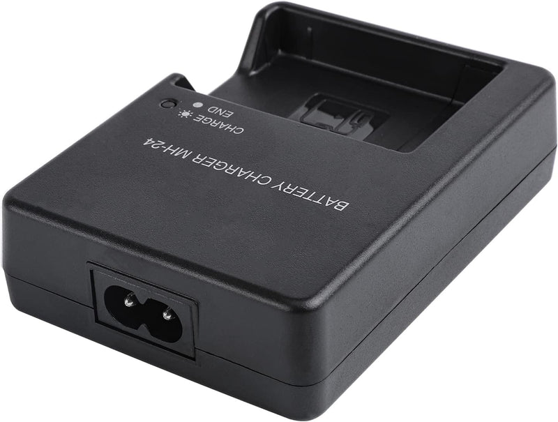 MH 24 Quick Battery Charger for Nikon: EN-EL14 EN-EL14A EN-EL14+ Battery Charger D3100 D3200 D3300 D3400 D3500 D5100 D5200 D5300 D5500 D5600 P7000 P7100 P7700 P7800 with Camera Power Supply Cord