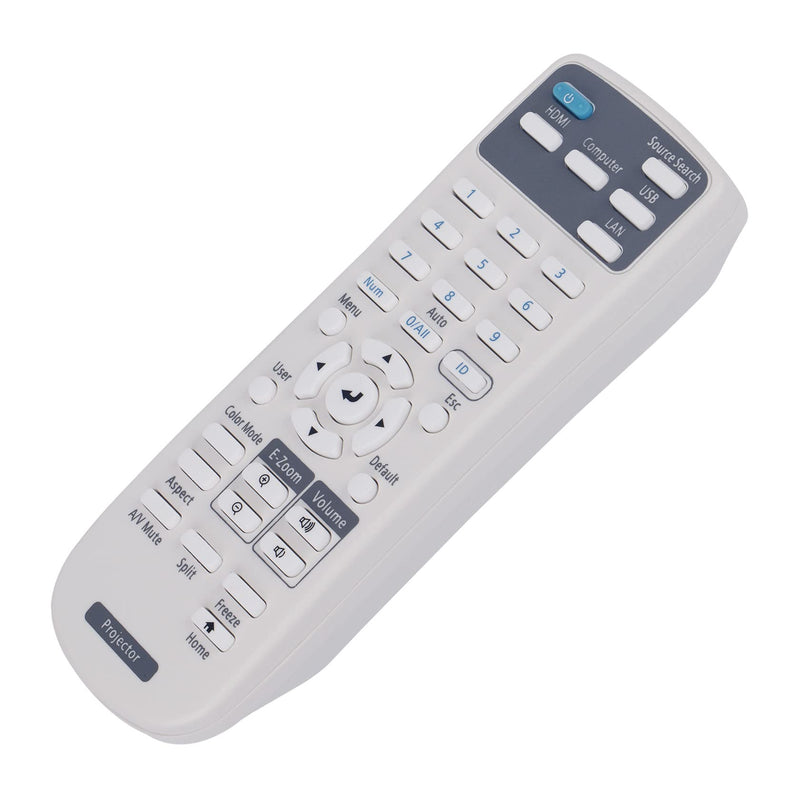 PERFASCIN Replace Infrared Remote Control Fit for Epson Projector EB-X06 EB-E01 EB-E500 EB-1485Fi EB-1480Fi EB-735Fi EB-725Wi EB-725W EB-720 EB‑L200F
