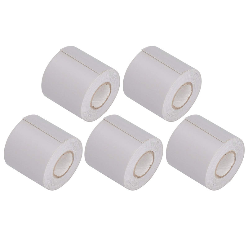 TOPINCN 5pcs Air Conditioner Pipe Tape PVC Oil-Resistant Tube Protective Portable Wrapping Tapes 6cm/2.4in Width(Grey) Gray