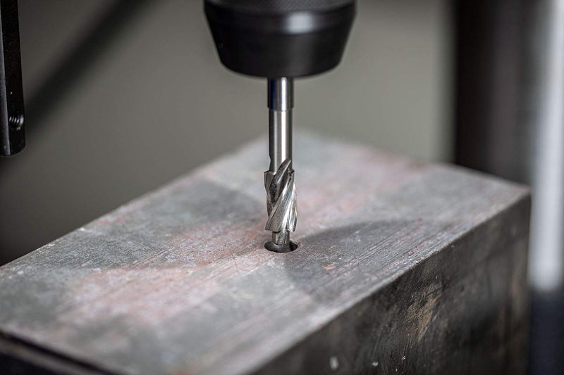 PFERD HSS flat countersink with guide pin | Ø 15.0 mm, shaft ø 12.5 mm, DIN 373, medium | 25203111 – for through holes for through holes, medium