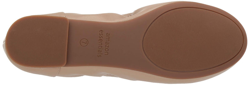 Amazon Essentials Women's Belice Ballet Flat 5 Beige