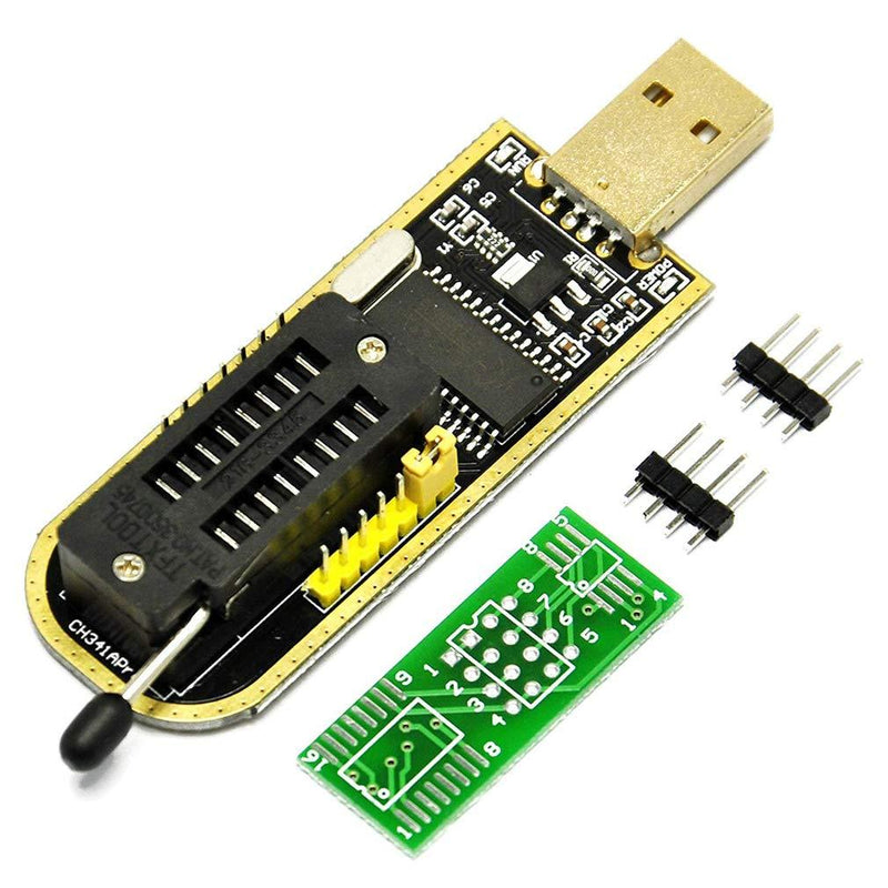 HiLetgo CH341A STC Flash 24 25 EEPROM BIOS Writer USB Programmer SPI USB to TTL