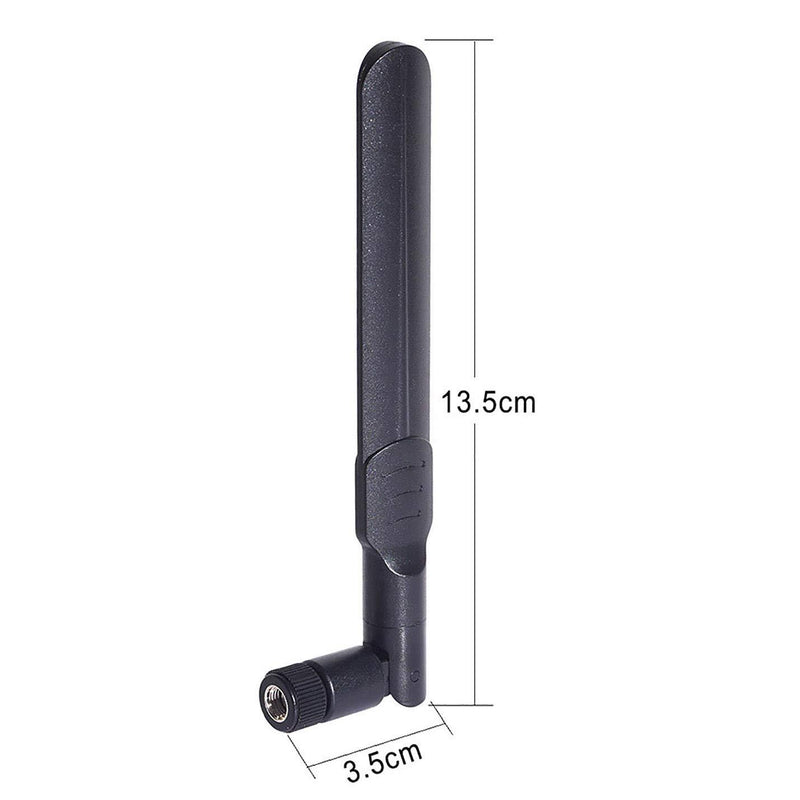 Bingfu Dual Band WiFi 2.4GHz 5GHz 5.8GHz 8dBi MIMO RP-SMA Male Antenna (4-Pack) for WiFi Router Wireless Network Card USB Adapter Security IP Camera Video Surveillance Monitor 4-Pack