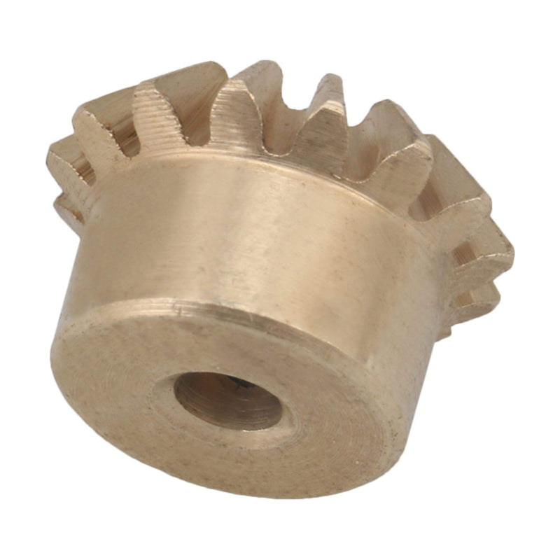 CNBTR 15 Teeth Copper 0.8 Modulus Tapered Bevel Gear Wheel 3mm Bore 10mm Outer Dia