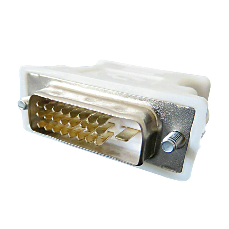 OUOU VGA Adapter DVI-I 24+1 Male to VGA 15 Pin Female Adapter Supports 1080P Full HD for Computer, PC Host, Laptop, Graphics Card to HDTV, LG HP Dell Monitor and Projector (2 Pack)