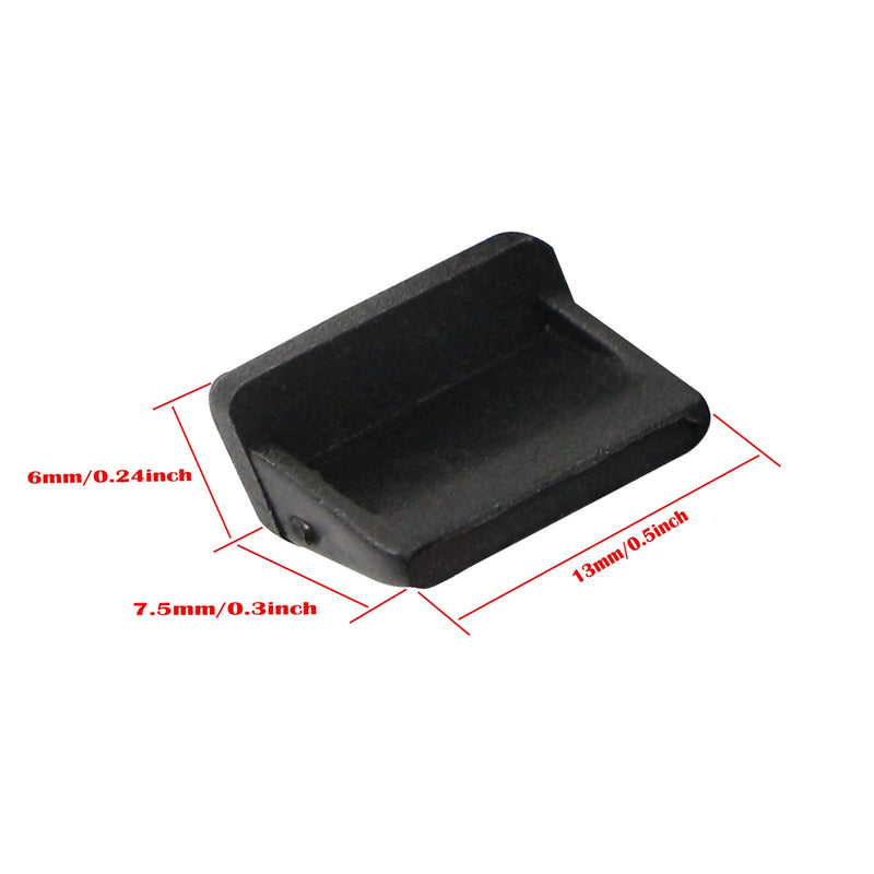 GINTOOYUN 50pcs USB Anti Dust Cap,Port Plug Cover for USB Type A Female End,Silicone