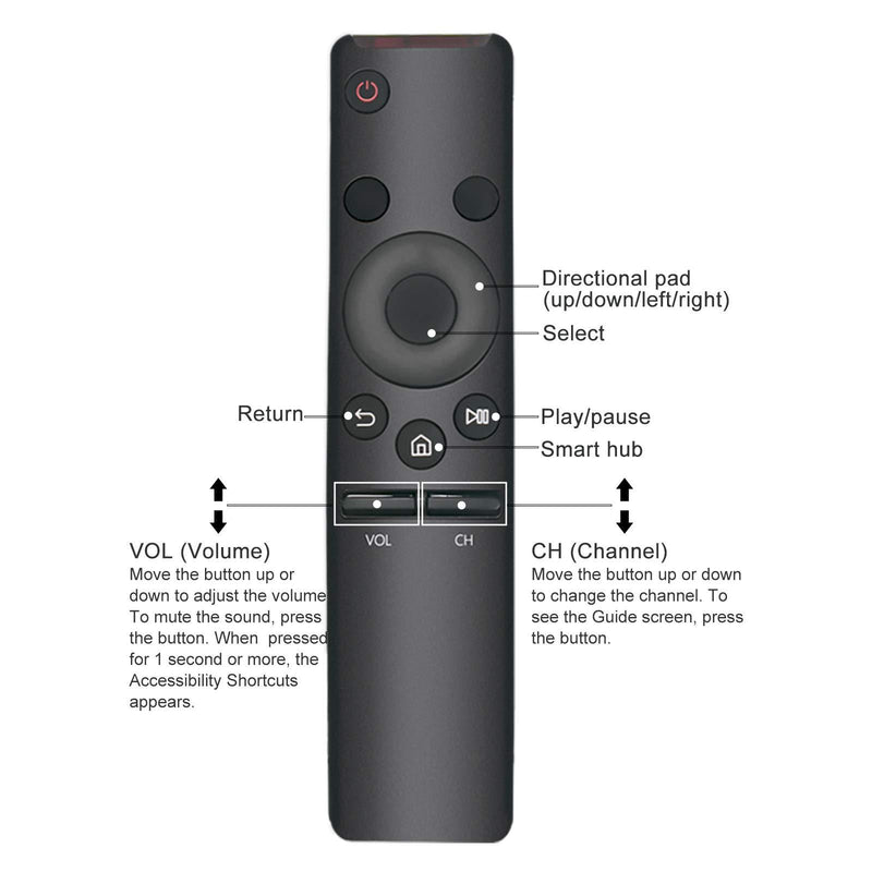 New BN59-01241A Replaced Remote fit for Samsung TV UN49KS8000F UN49KS8000FXZA UN49KS8500F UN65KS8000FXZA UN65KS8500F UN65KS8500FXZA UN65KS9000F UN65KS9000FXZA UN65KS9500F UN65KS9500FXZA UN75KS9000F