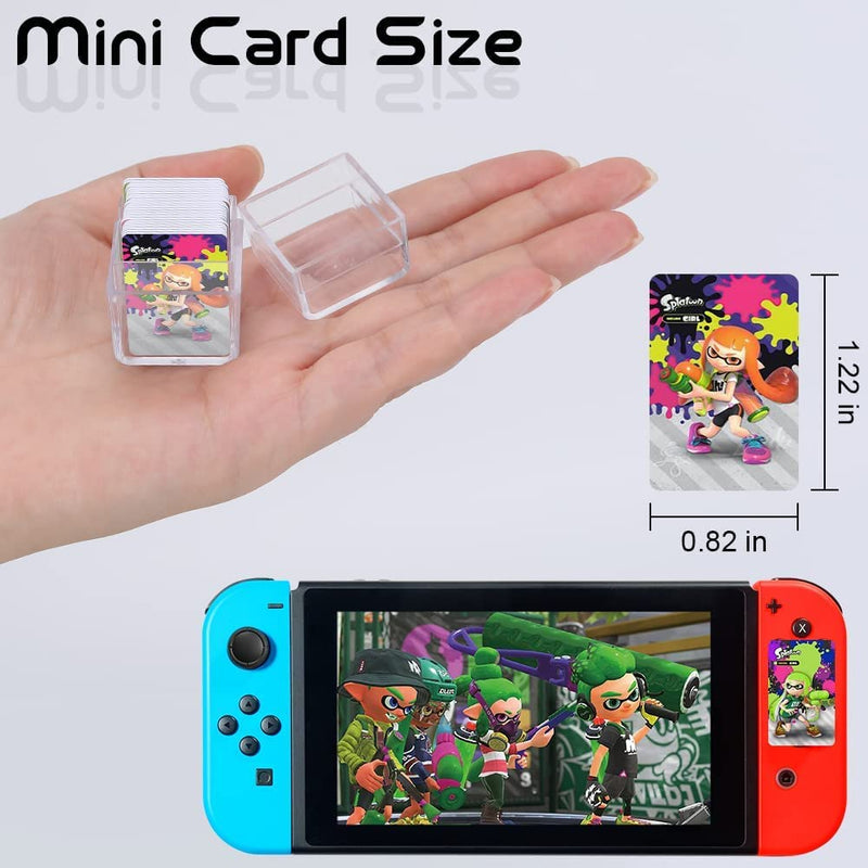 17pcs NFC Cards for Splatoon 3 and Splatoon 2 Mini Cards Compatible with Switch Wii U and New 3DS