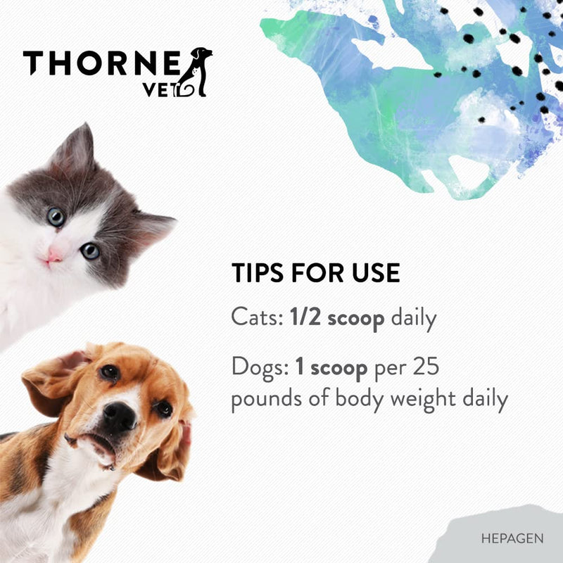 ThorneVet Hepagen Powder, 90 Scoops