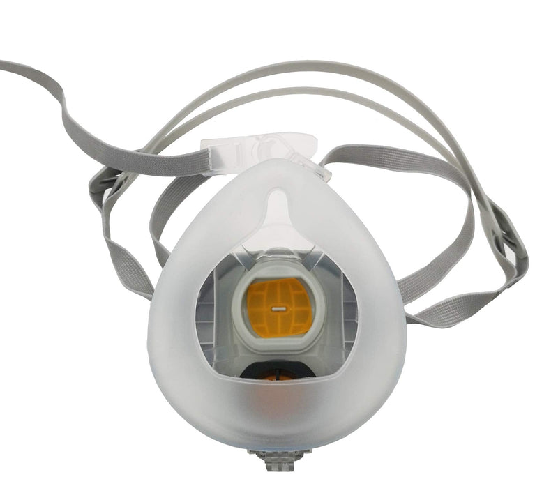 Half Face Reusable Respirator Spray Paint Gas Mask Respiratory Protection Multi-Purpose Dustproof Respirator,Medium(Mask+1 Pack Cartridge)