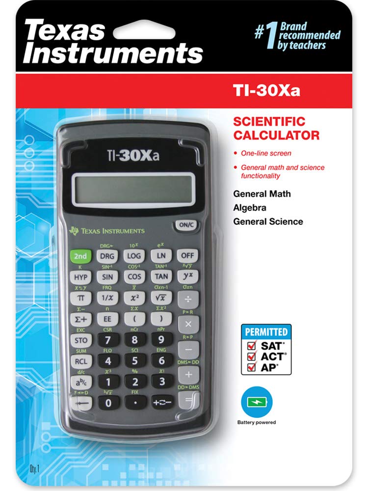 Texas Instruments TI-30Xa Scientific Calculator