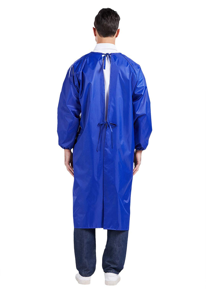 Nanxson Unisex Waterproof Apron Adjustable Work Apron for DishWashing, Lab Work, Dog Grooming, Cleaning Fish CF3015 Blue