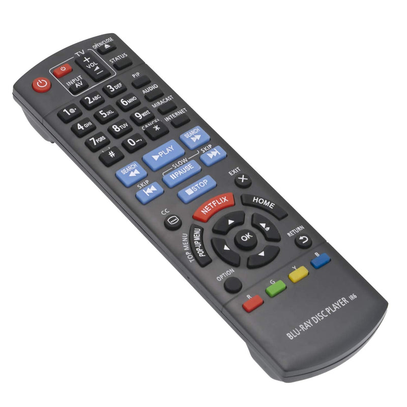 New N2QAYB000953 Replace Remote Control fit for Panasonic Blu-ray Bluray Blu Ray Disc Player IR6 DMP-BDT360 DMP-BDT361 DMP-BDT460 DMP-BDT460PS DMPBDT360 DMPBDT361 DMPBDT460 DMPBDT460PS