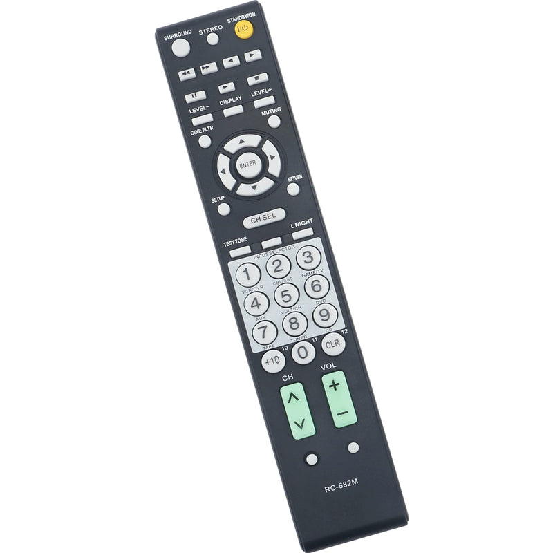 Replacement Remote Control fit for Onkyo AV Receiver RC-682M RC-681M RC-607M HT-R340 HT-R530 HT-R540 HT-R550 HT-SR600 HT-SR800 TX-SR505 TX-SR604 TX-SR60 TX-SA605 TX-SR605 TX-SR605B TX-SA8560 5