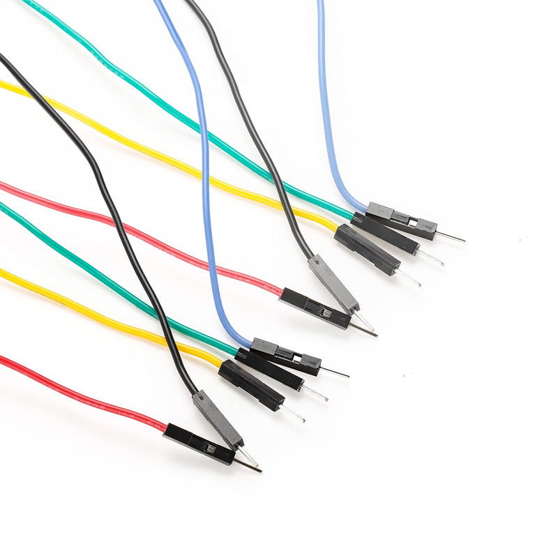 Sumnacon 10Pcs Mini Grabber Test Hook to Male Jumper Wires - 26 AWG Binding Post to Solderless Breadboard Jumper Leads, Soft Silicone Flexible Test Leads for Electrical Testing