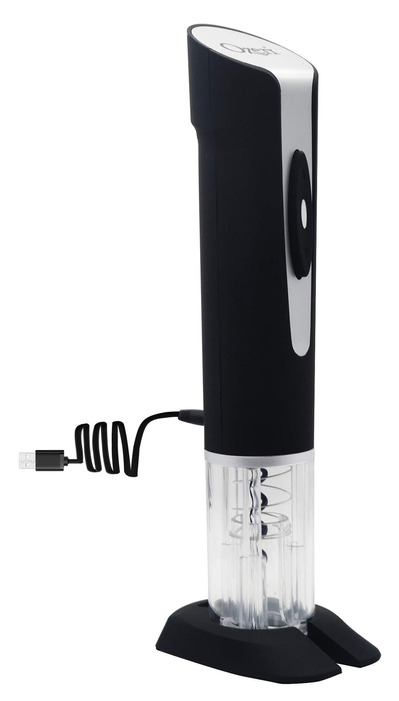 Ozeri Prestige II Cordless Electric Bottle Foil Cutter Wine Opener, One Size, Black