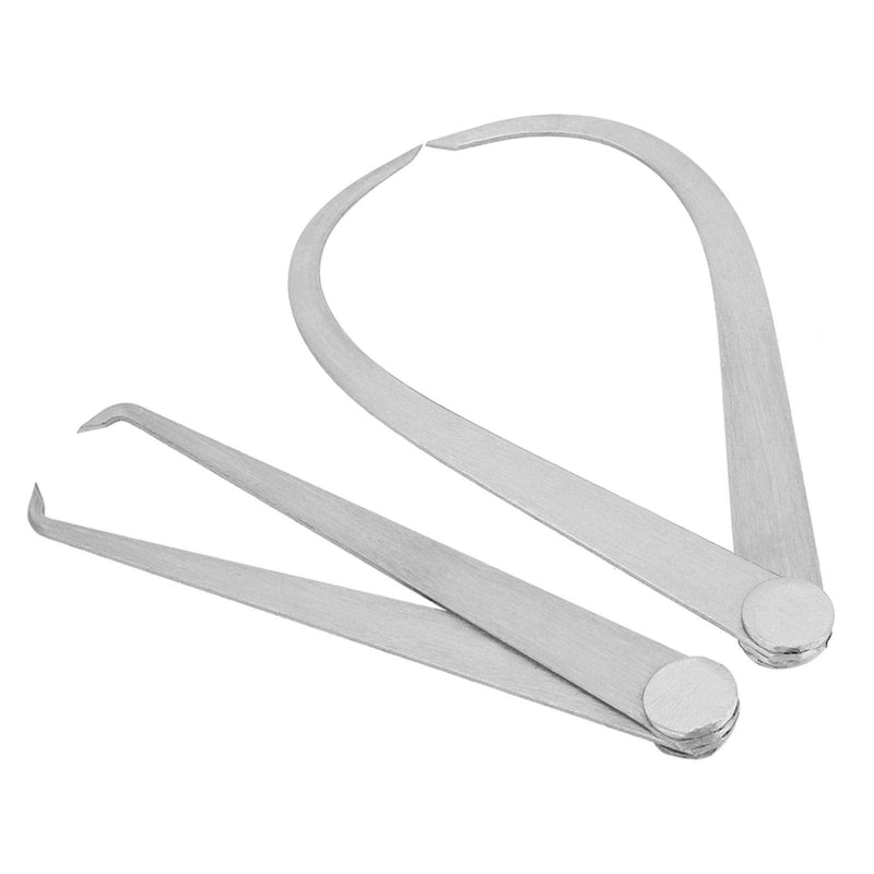 2pcs Calipers Machinist Solid Outside Inside 6 Inch Joint Calipers Set Firm Joint Calipers Measuring Tool for OD & ID Measuring