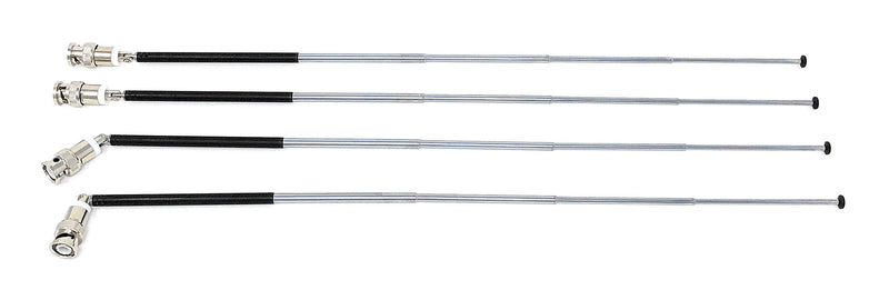 4pcs Telescopic Antennas w/BNC Connectors for Portable Radio Scanner