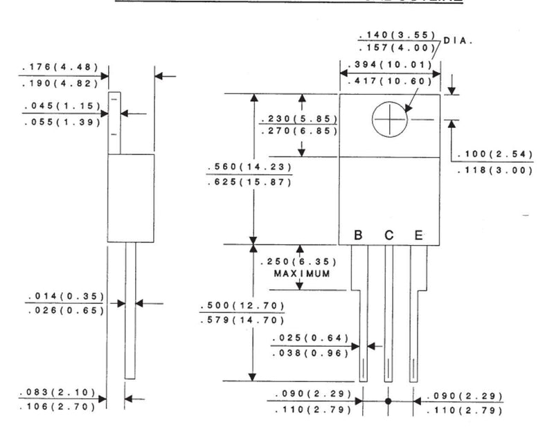 Bridgold 20pcs TIP120 TO-220 NPN Darlington Bipolar Power Transistor, 5A 60V HFE:1000, 3-Pin