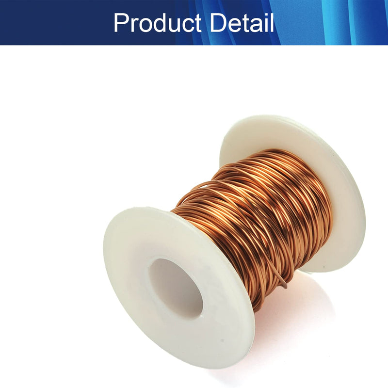 1mm Inner Dia Magnet Wire Enameled Copper Wire Winding Coil 65.6Ft Length QA-1-155 2UEW Model Widely Used for A Variety of Motors,1Pcs, (Bettomshin)