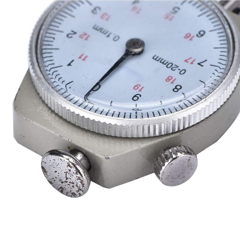 Measuring Gauge,0-20mm 0.1mm Precision Pearl Thickness Bead Diameter Flat Head Pointer Instruments Portable Gauge Calipers for Jewelry Crafts Makers