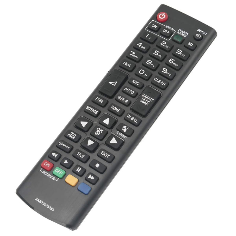 AKB73975763 Replacement Remote Applicable for LG TV 42LS55A-5B 32LS53A-5B 47LS55A-5B 55LS55A-5B 42LS53A-5B 47LS53A-5B 55LS53A-5B 65LS53A-5B 32SM5B 55SM5B 65SM5KB 49SM5B 49LS75A 49MS75A 55XF2B 98LS95A