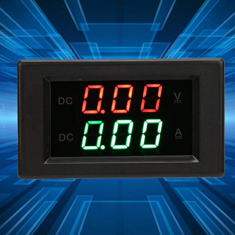 Ampere Meter, YB4835VA DC0~100V 20A Dual Display Integrated Voltage Ampere Meter Used to Monitor the Voltage of the Battery