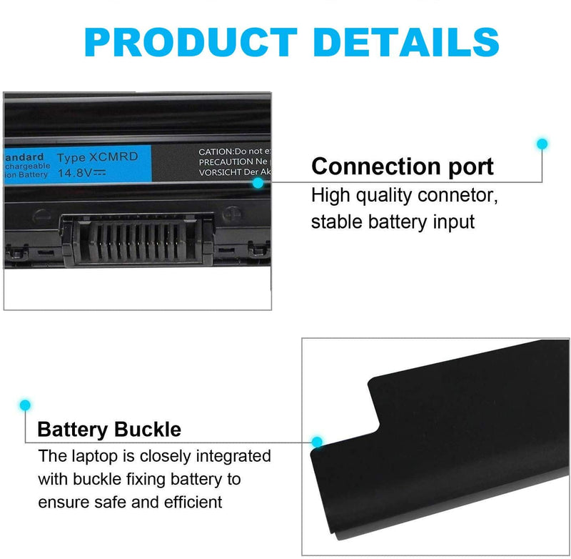 40WH XCMRD Battery for Dell Inspiron 15 3000 Series 3542 3543 3531 3541 3521 3537 i3531 i3542-6000bk 15R 5537 5521 17R 5737 5721 14 3421 3437 3443 14R 5421 Latitude 3540 3440 FW1MN P28F V8VNT