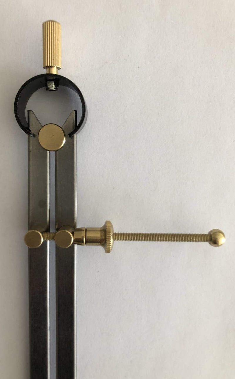 Precision Spring Divider Caliper Rapid Adjust Compass-Flat leg (6"/150mm) 6"/150mm