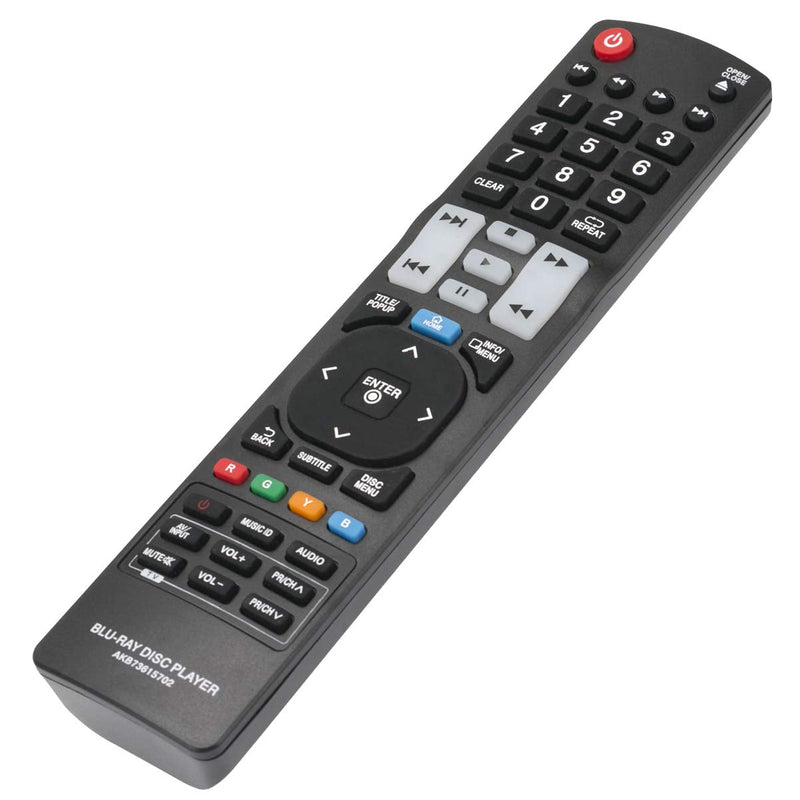 AKB73615702 Replaces Remote Control Applicable for LG BH7420P BH7520T BP620N BP620 BP620N BP620C BH7220B Blu-ray Disc DVD Player