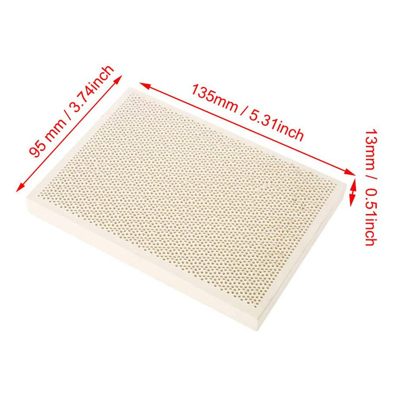 Ceramic honeycomb soldering plate, high efficiency gas heating parts burning ceramic plate burner replacement for paint printing drying industry