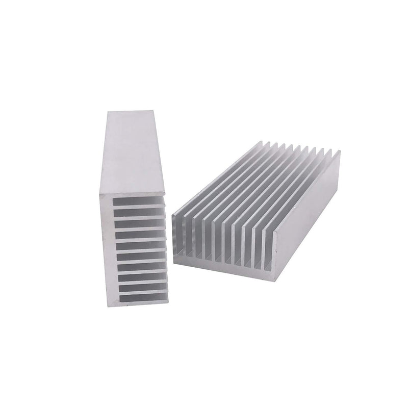 Awxlumv 2 Pcs Aluminum Chipset Heatsink 100 x 40 x 20MM/ 3.93 x 1.57x 0.79 inch Diffusion Cooling Fin Comb Heat Sink Cooler