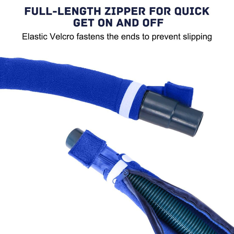 CPAP hose cover, universal CPAP hose cover, soft fleece hose insulator with zip, protective cover for breathing devices, 1.8 m