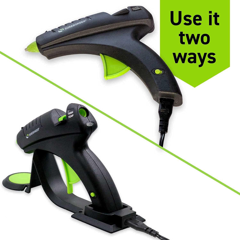 Surebonder Cordless Hot Glue Gun, High Temperature, Full Size, 60W, 50% More Power - Sturdily Bonds Metal, Wood, Ceramics, Leather & Other Strong Materials (Specialty Series CL-800F)