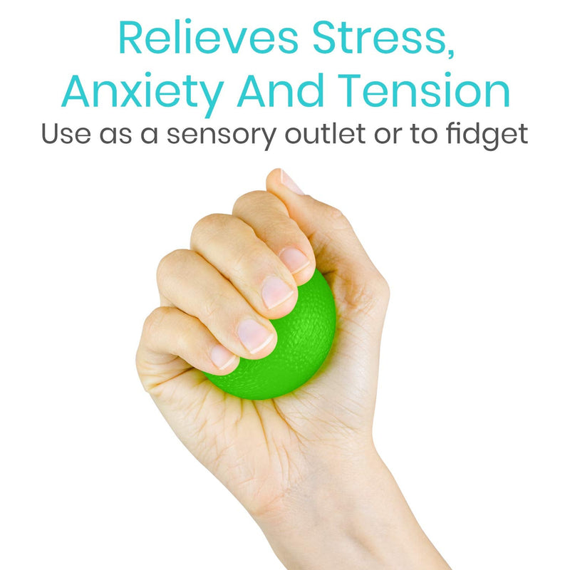 Vive Squeeze Balls for Hand Therapy, Exercise, Arthritis - Grip Strengthener Occupational Equipment for Finger, Wrist, Carpal Tunnel, Pain Relief, Stress - Resistance Strength Squeezing Egg Trainer