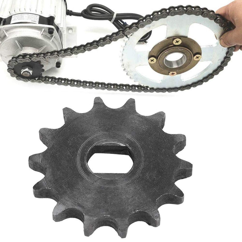 Keenso Chain Sprocket Gear,14 Tooth Sprocket Pinion Gear 428 Metal Chain Sprocket for Electric Scooter 12x17mm