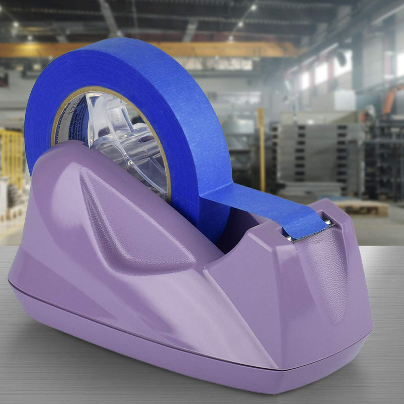 Acrimet Premium Desktop Tape Dispenser Jumbo Non-Skid Base (Heavy Duty) (Purple Color)