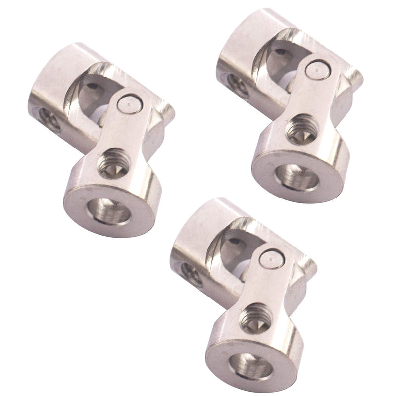 5Pack Vgoohobby Universal Rotatable Steering Shaft U Joint Coupling Motor Connector Coupler for RC Car Robot Crawler Boat (6mm to 6mm) 6mm to 6mm