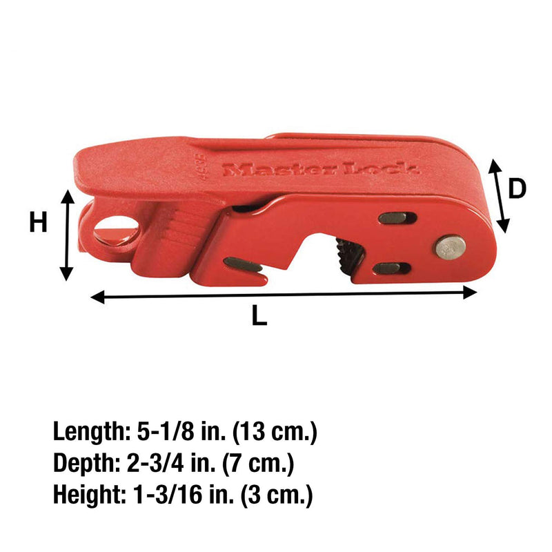 Master Lock 493B Lockout Tagout Circuit Breaker Lockout, Standard Single and Double Toggles Single & Double Toggles